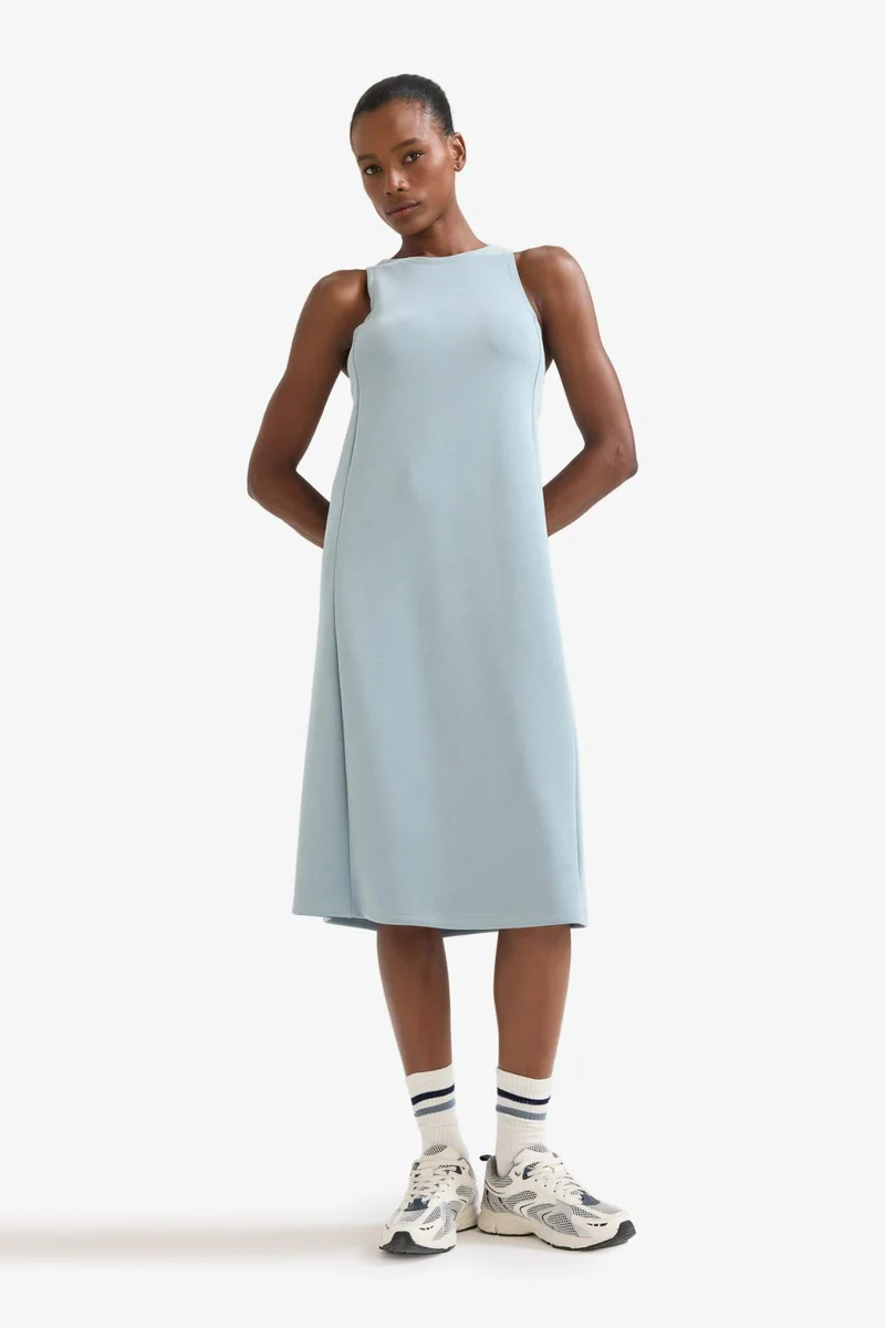 DeFacto DeFactoFit Modal Sleeveless Midi Dress