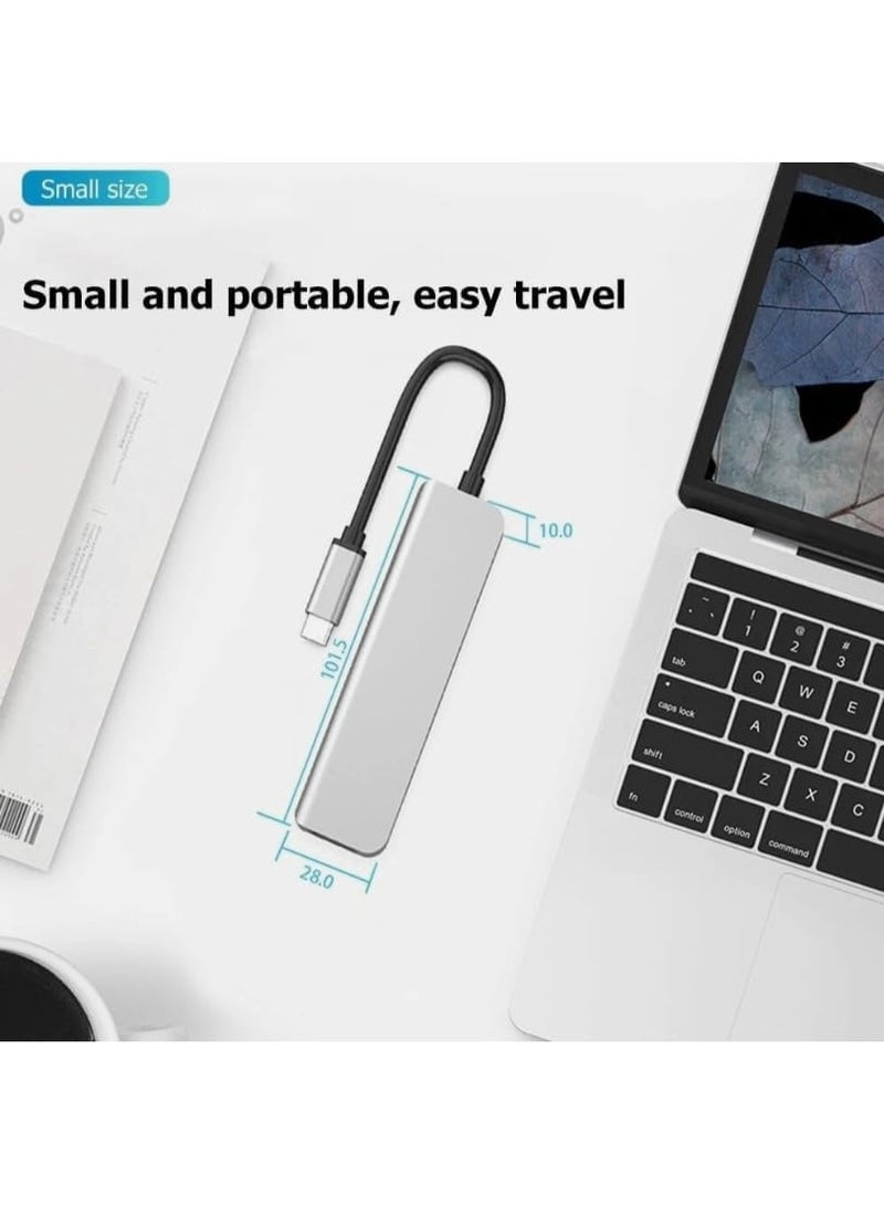 Cite Canadian IT Era USB C Hub 5in1 with HDMI 4K Output 100W PD Charging Aluminum10Gbps Data Transfer - Image 5