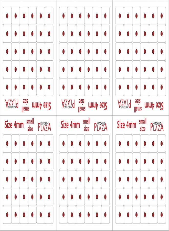 Vama Fashions Bindi Maroon Small Size Round Bindis for women Ladies & Girls (Size 4mm,Pack of 180 Bindis) - Image 3