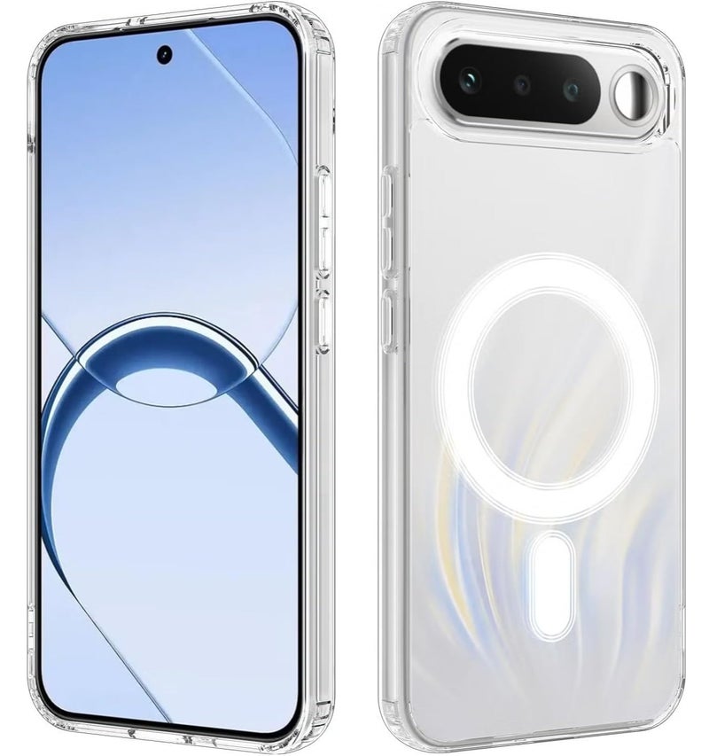 for Realme 16 5G [Compatible with Magsafe] [Strong Magnet] Magnetic Slim Thin Bumper Phone Cover, Lightweight, and Durable Clear for Enhanced Protection and Style - Image 1