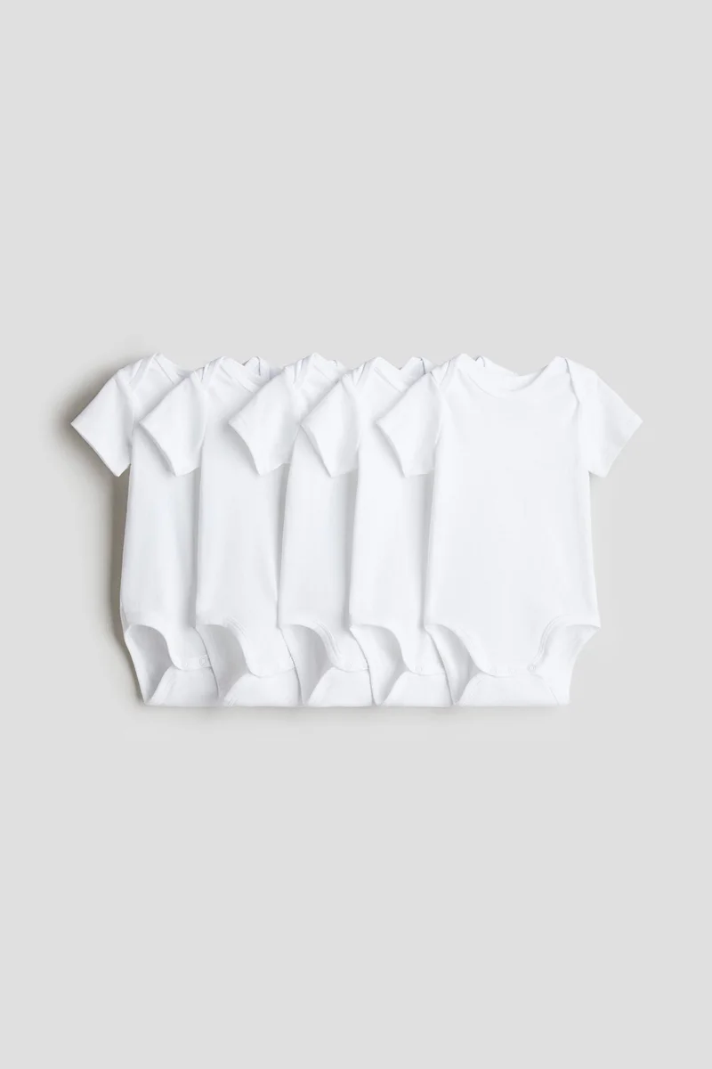 اتش اند ام 5-pack cotton bodysuits
