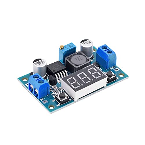 Valefod 3 Pack LM2596 DC to DC Voltage Regulator 4-40V to 1.5-35V Buck Converter with LED Display - Image 2