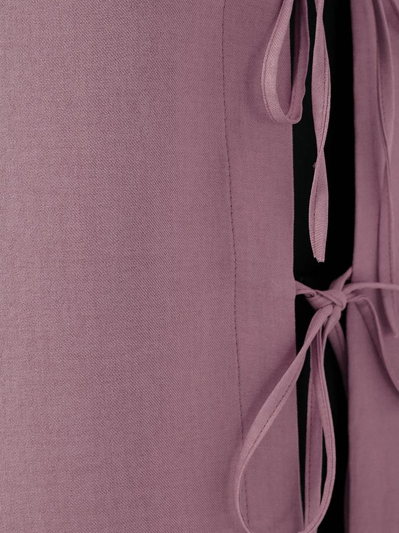 بيغ دارت BDART Linen Blend Long Sleeve Kimono with Binding Detail