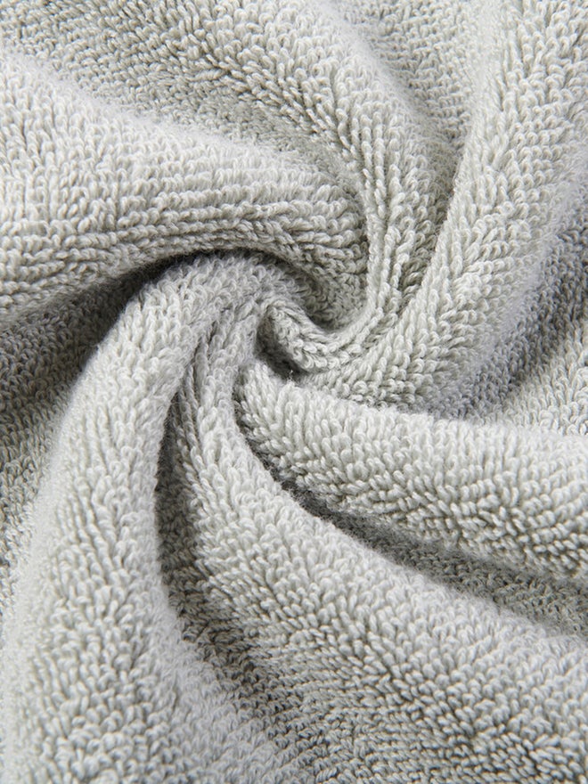 CANNON Dobby Border Face Towel 580Gsm 50X100Cm 100% Cotton Dark Grey - Image 5
