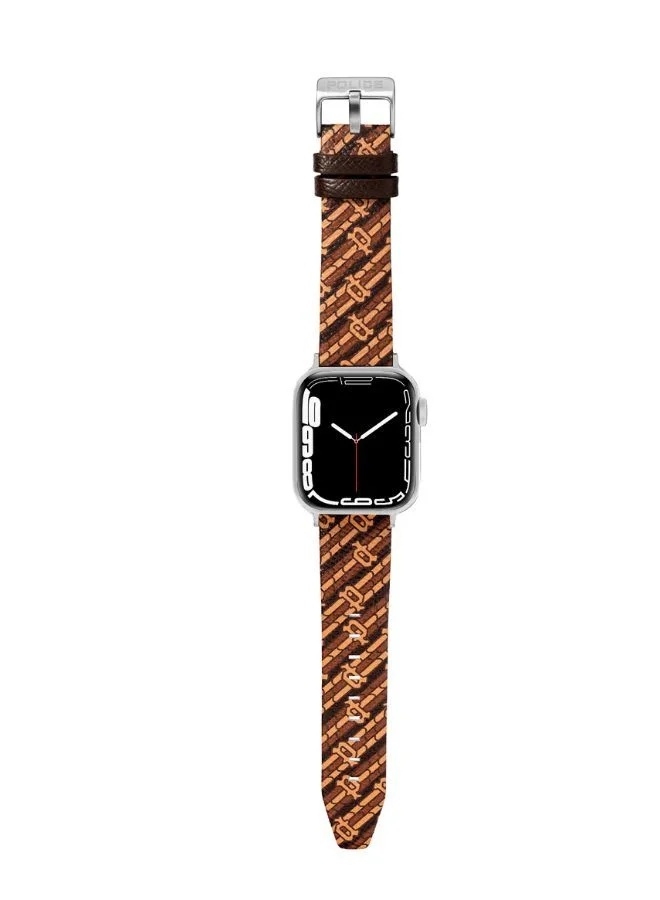 Police  Universal Replacement Leather Stra2-44-45-50) Samsung, Huawei Or Quartz Watch With Lug Width Of 22mm  | Best Price UAE