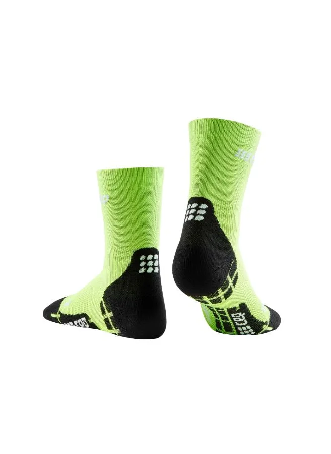 CEP CEP - Ultralight Compression Socks Mid Cut Flash Green/Black Men