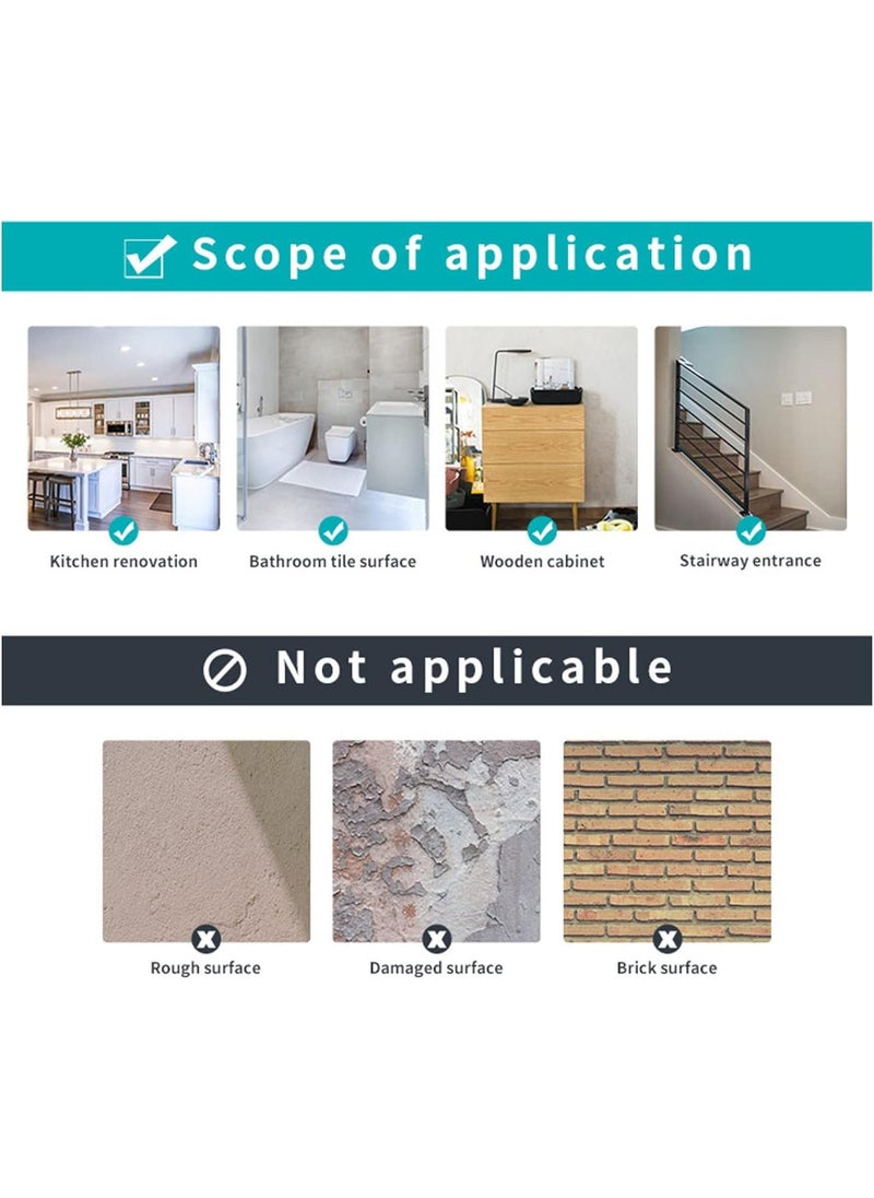 Bluejw - 10*10CM 24 Pieces Of European Style Waterproof And Oil Proof Wall Tiles Self Adhesive Decorative Stickers - Image 1