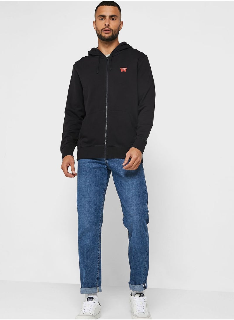 Wrangler - Logo Printed Hoodie - Image 1