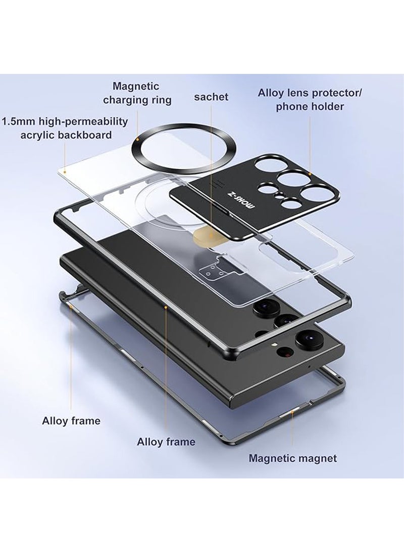 X-level Samsung Galaxy S24 Ultra Fragrance Case Cover Shockproof Camera Len Protection Anti-scratch Comfortable Touch Feel Hand Free Kickstand Holder Magsafe Back Cover Phone Shell Accessories Protector - Image 3