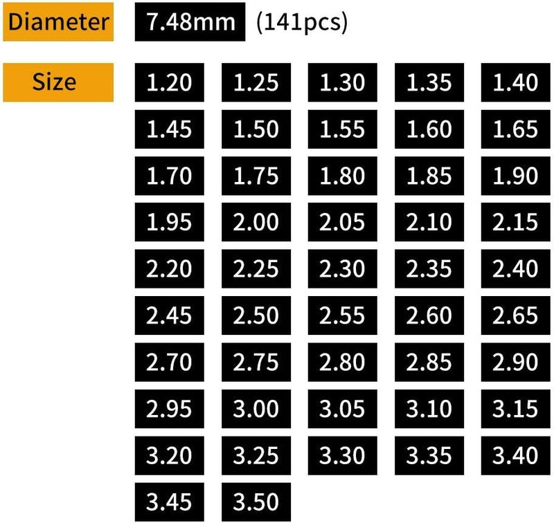 PROOTOM OTOM 7.48mm Thick Adjustable Valve Shim Kit (141PCS) for Honda, Kawasaki, Suzuki, Yamaha Dirt Bikes - Image 5
