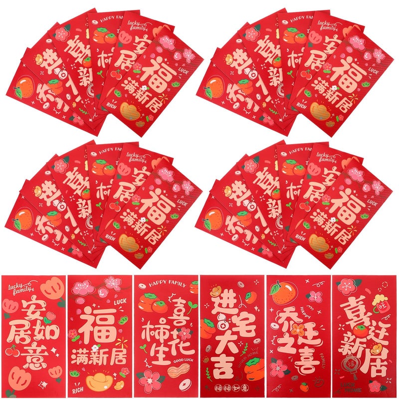 Chinese Style Red Envelopes For Housewarming New Home Celebration Mixed Festival Packets - Image 2