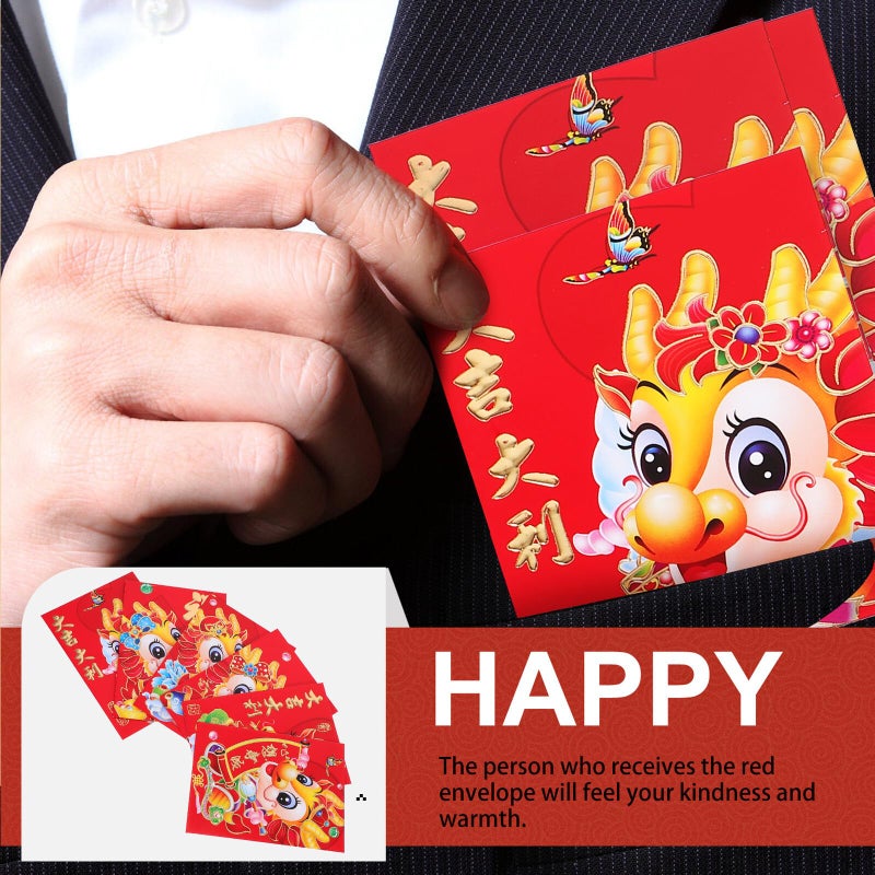 Chinese Style Red Envelopes For Housewarming New Home Celebration Mixed Festival Packets - Image 4