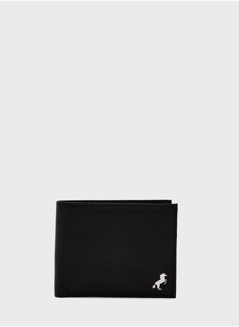 Robert Wood - Genuine Leather Bi Fold Wallet - Image 1