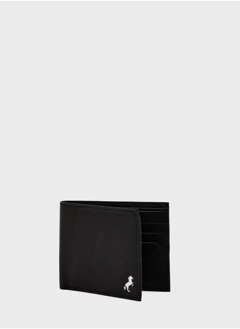 Robert Wood - Genuine Leather Bi Fold Wallet - Image 1