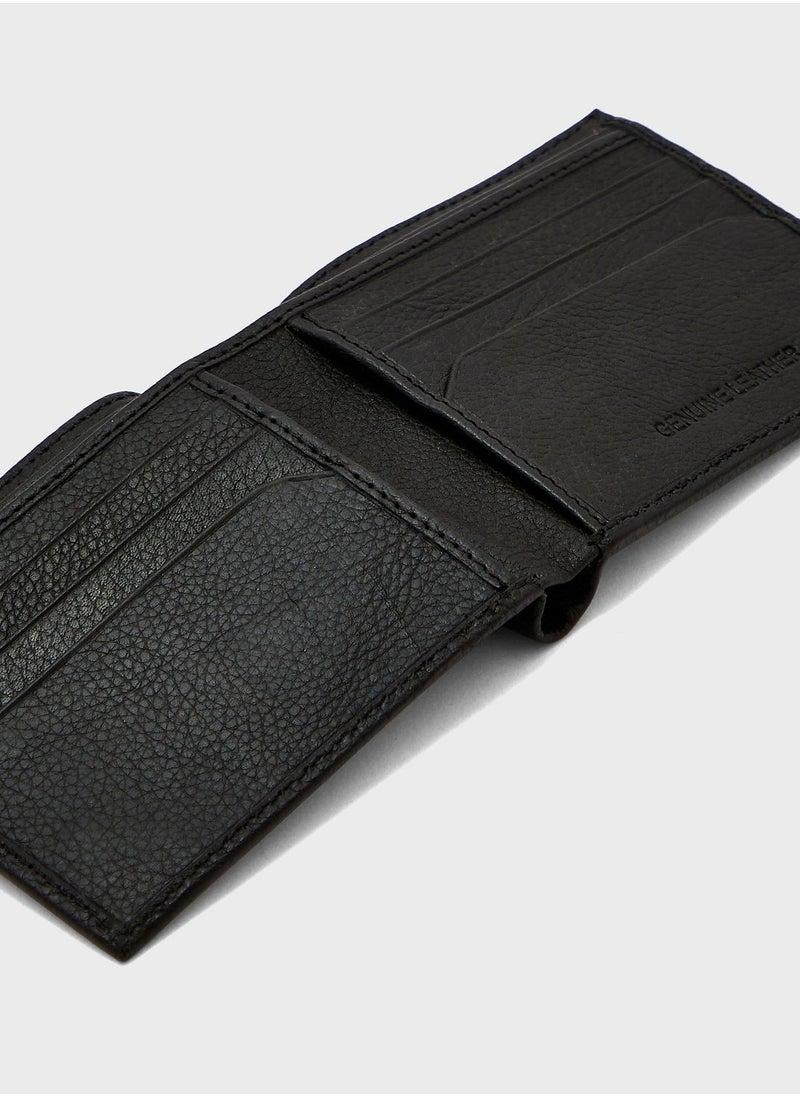 Robert Wood - Genuine Leather Bi Fold Wallet - Image 1