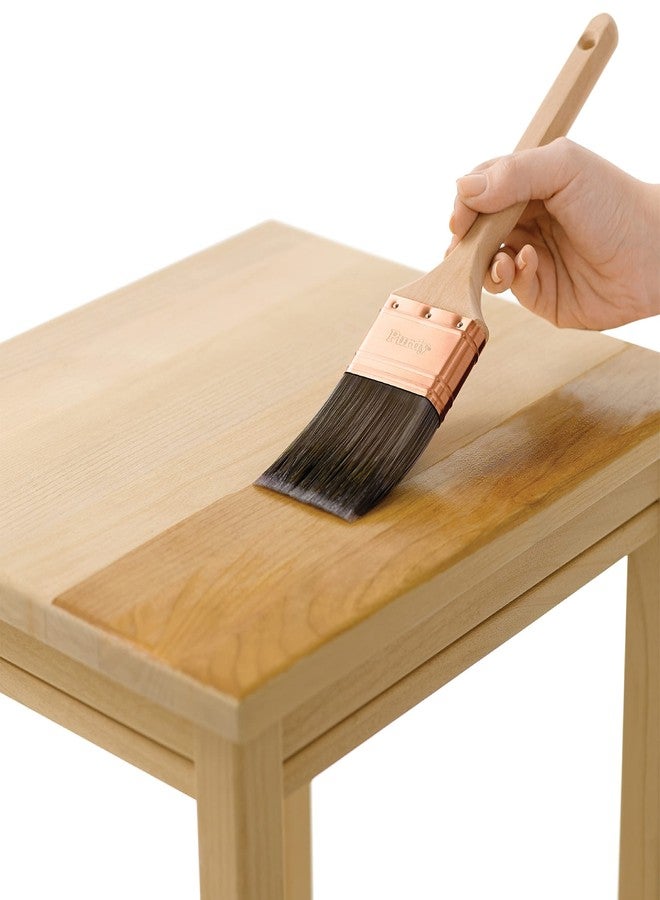 Minwax Water Based, Oil-Modified Polyurethane Protective Wood Finish, Clear Satin, ½ Pint - Image 2