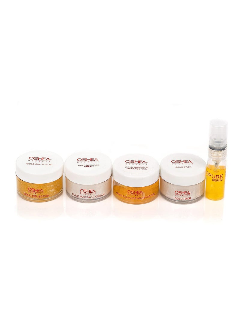 Oshea Herbals Gold Facial Kit 64g - Image 2