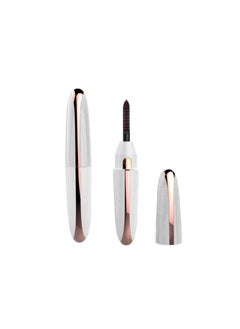Arabest 2 Temperature Settings USB Rechargeable 24 Hours Long Lasting Heated Eyelash Curler (White)  - Image 1