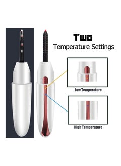 Arabest 2 Temperature Settings USB Rechargeable 24 Hours Long Lasting Heated Eyelash Curler (White)  - Image 2