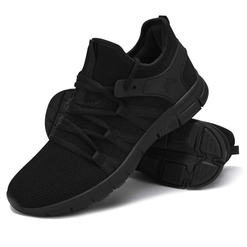 INZCOU Running Shoes Lightweight Tennis Shoes Non Slip Gym Workout Shoes Breathable Mesh Walking Sneakers 5.5women / 4.5men - Image 1