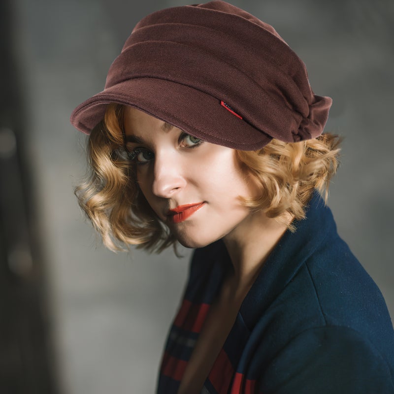 👕 قبعة نسائية بقبعة مقببة عصرية أنيقة كإكسسوار ملابس - Image 3