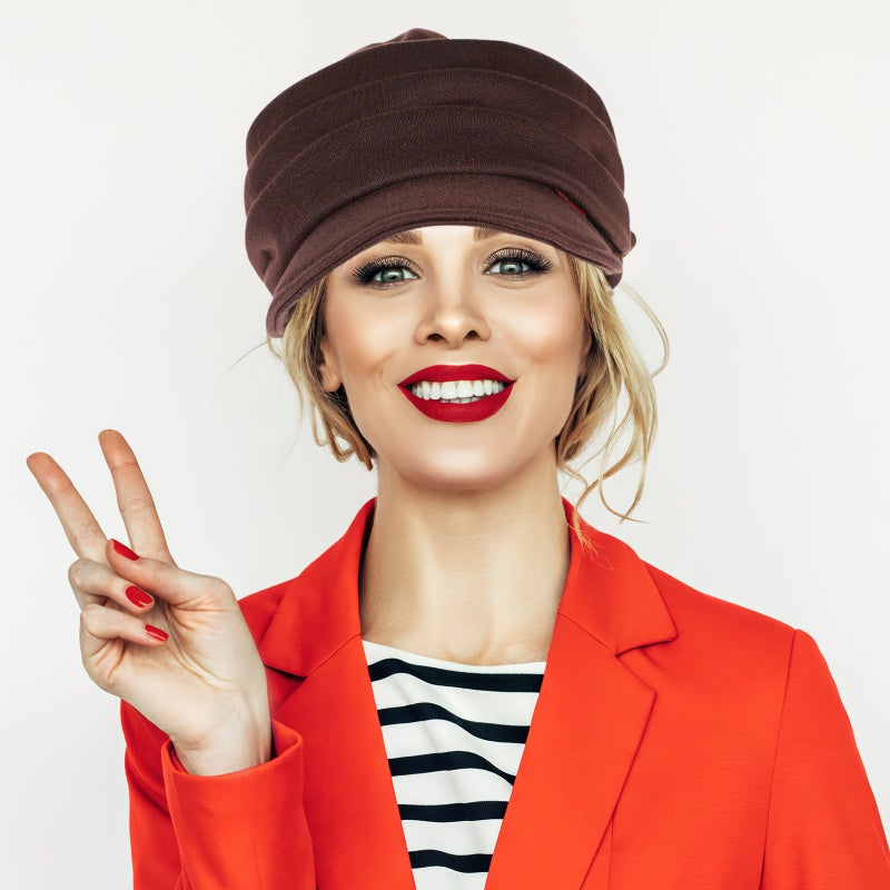 👕 قبعة نسائية بقبعة مقببة عصرية أنيقة كإكسسوار ملابس - Image 5