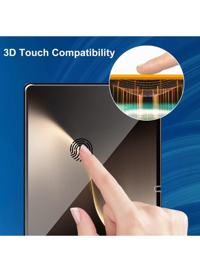 Pack of 2 Screen Protectors for Honor MagicPad 3 13.3 Inch, 9H Hardness, Scratch-Resistant, Anti-Bubble, Tempered Glass Film, HD Clear, High Sensitivity, Anti-Fingerprint Screen Protector - Image 4