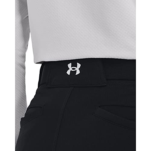 Under Armour Womens Utility Softball Pants 22, (001) Black / / White, Medium - Image 4