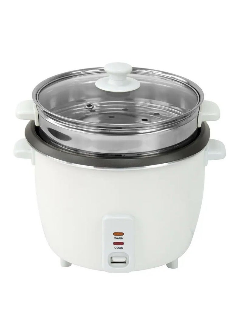 Denx Aluminum Rice Cooker 400 Watts 1 Liter Capacity White Color - From - Image 1