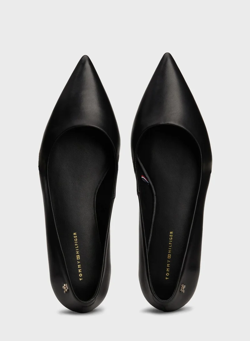 TOMMY HILFIGER Pointed Toe Flat Ballerinas