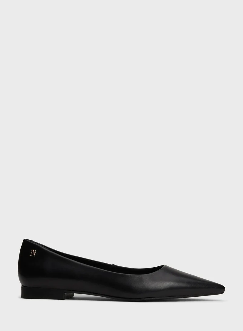 TOMMY HILFIGER Pointed Toe Flat Ballerinas