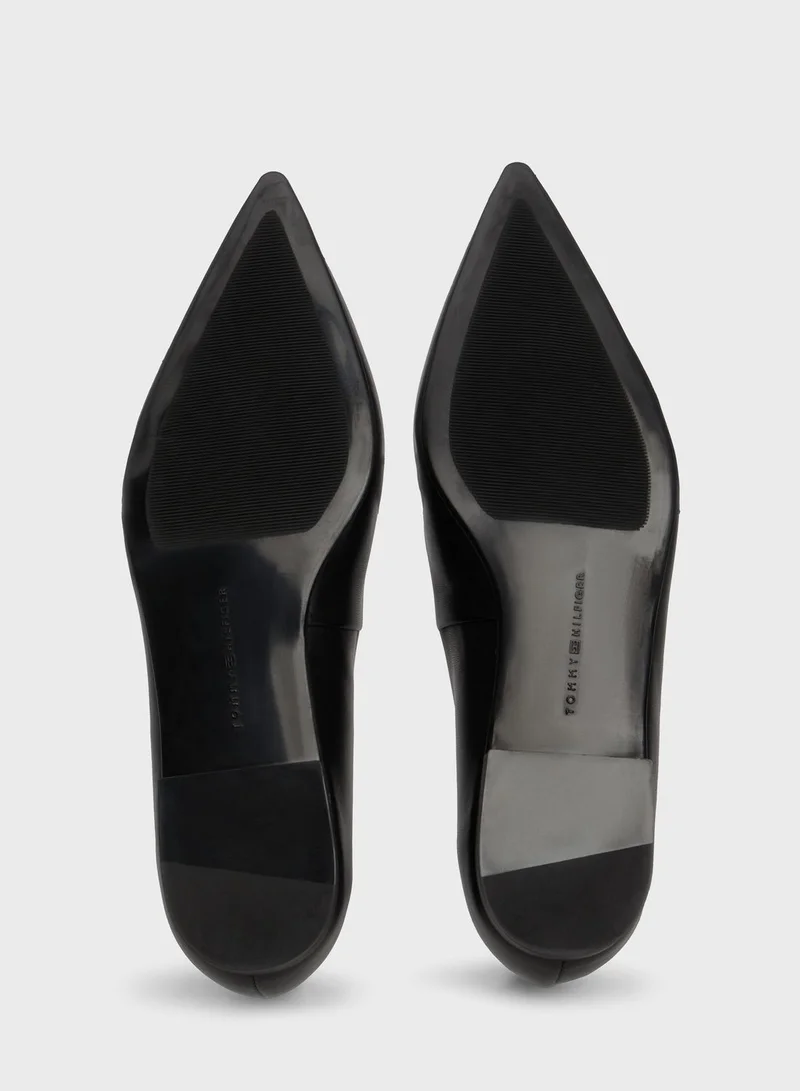TOMMY HILFIGER Pointed Toe Flat Ballerinas