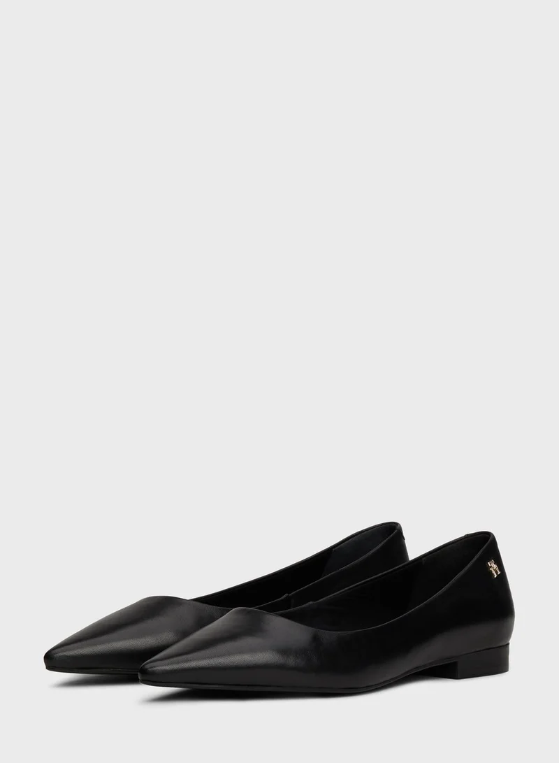 TOMMY HILFIGER Pointed Toe Flat Ballerinas
