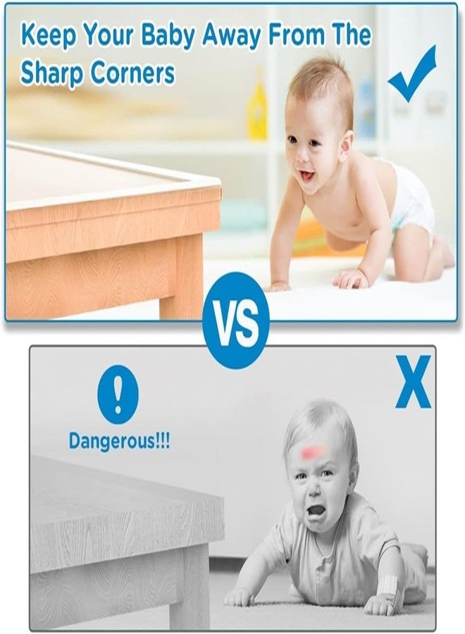 MASTANO Edge Protector, Baby Proofing Edge Protector Strip for Baby, Child Proof Table Edge Protectors Guards Safety Bumper Cover for Furniture Desk Crib Gate Bed Wall Soft Silicone (1 Meter) - Image 5