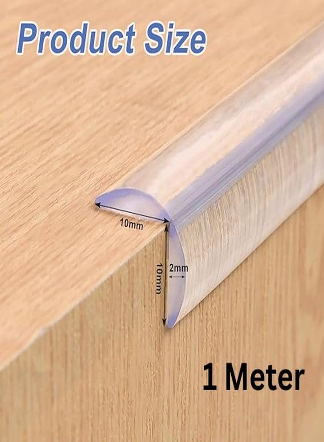 MASTANO Edge Protector, Baby Proofing Edge Protector Strip for Baby, Child Proof Table Edge Protectors Guards Safety Bumper Cover for Furniture Desk Crib Gate Bed Wall Soft Silicone (1 Meter) - Image 2