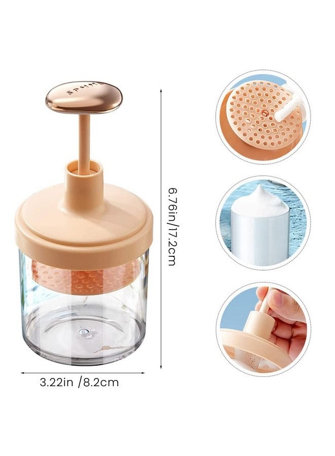 maycreate ® Face Wash Foam Maker Bottle Rich Cream Face Cleanser Foamer Foaming Bottle With Press Handle For Facial Cleaning Skincare Tools - Image 2