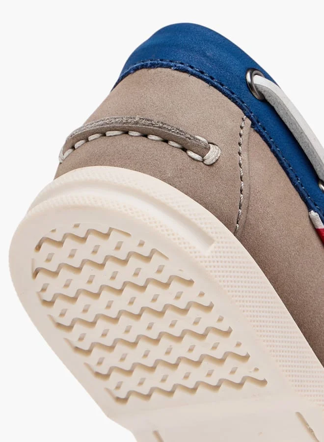 Mister Duchini Boys Colourblock Slip-On Mocassins
