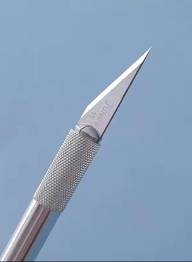 Precision Craft Knife with 1 Handle & 5 Blades – DIY Cutting Tool for Paper, Plastic, Model Making & Repairs - Image 4