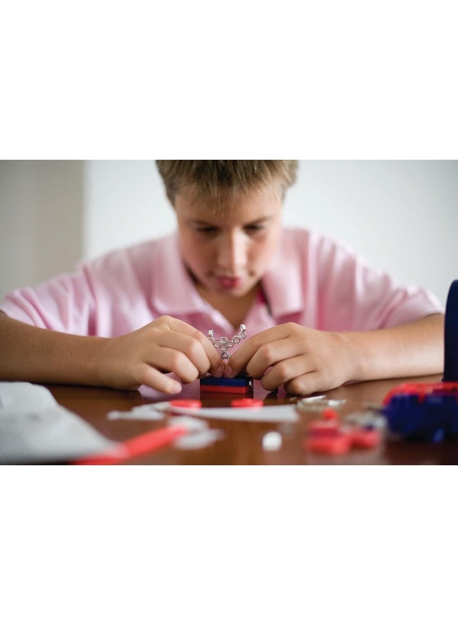 4M STEAM Powered Kids Magnet Exploration Kit – Over 40 Interactive Magnetic Tools for 25 Experiments Including Maglev Racer, Compass Yacht, Magnetic Fishing & UFO Build – STEM Toy for Ages 8+ | 00-05535 - Image 4