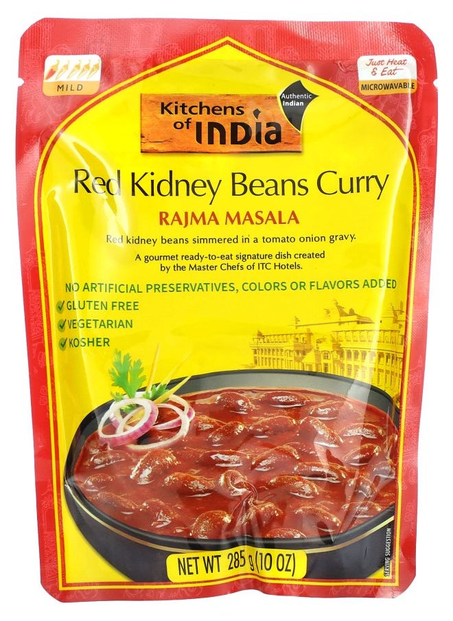 Kitchens of INDIA Rajma Masala Red Kidney Beans Curry Mild 10 oz (285 g) 