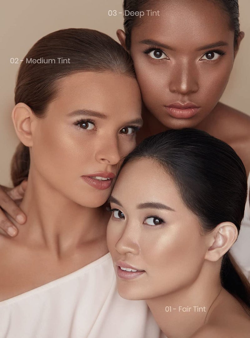 Golden Rose مرطب ملون خالي من الزيت من غولدن روز مع لمسة إشراقة SPF 25 (لون متوسط) - Image 3