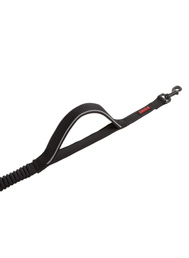 كونج حبل كلاب مطاطي عاكس للصدمات من KONG، بطول 6 أقدام (أسود) - Image 3