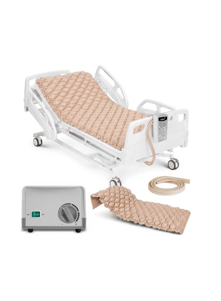 Alternating Pressure Air Mattress with Electric Pump for Home Care, Pressure Relief Air Cushion Mattress, Supports Up to 130 kg - Image 1