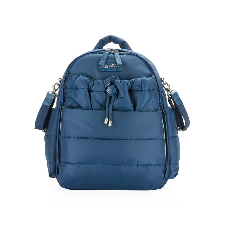 Itzy Ritzy Dream Diaper Bag Backpack - Compact Baby Backpack Diaper Bag with 14 Pockets, Changing Pad, Stroller Straps, Laptop Pocket & Comfortable Straps (Sapphire Starlight) - Image 1
