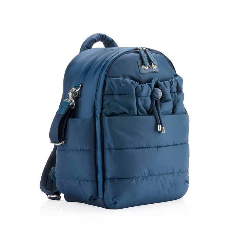 Itzy Ritzy Dream Diaper Bag Backpack - Compact Baby Backpack Diaper Bag with 14 Pockets, Changing Pad, Stroller Straps, Laptop Pocket & Comfortable Straps (Sapphire Starlight) - Image 3