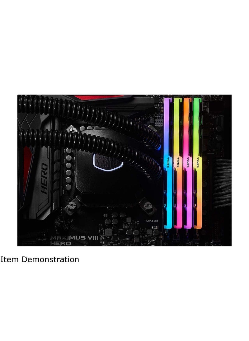 G.Skill G.SKILL Trident Z RGB Series (Intel XMP) DDR4 RAM 128GB (4x32GB) 3600MT/s CL18-22-22-42 1.35V Desktop Computer Memory UDIMM (F4-3600C18Q-128GTZR)  - Image 2