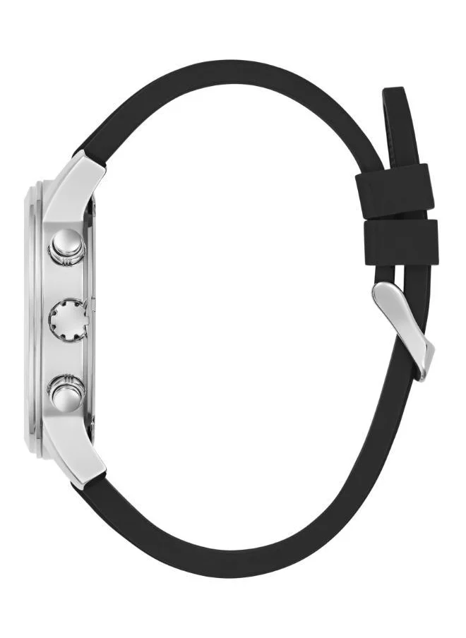 جس Parker Leather Strap Analog Watch