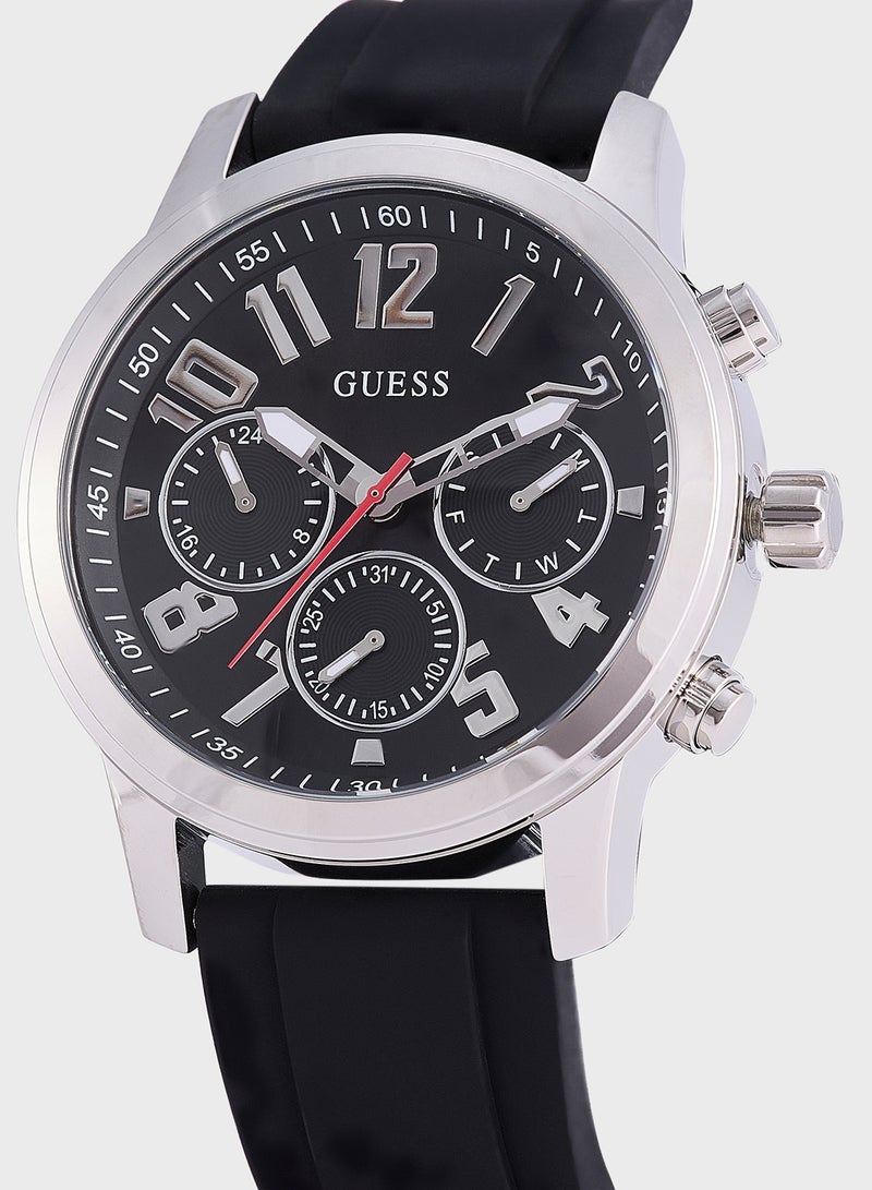 GUESS Parker Leather Strap Analog Watch  - Image 2