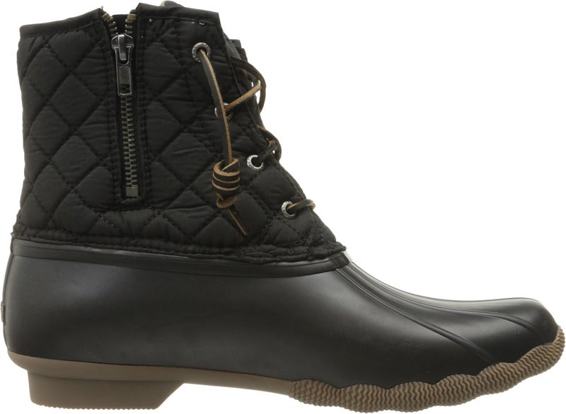 Sperry Womens Saltwater Boots, Black, 8.5 - Image 3