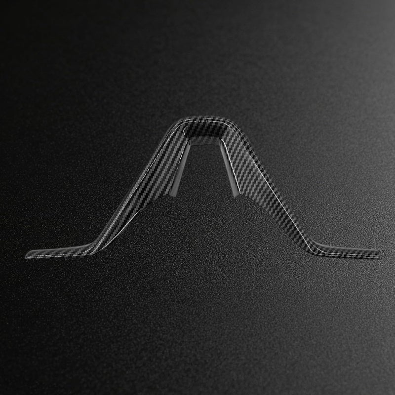 BONV 1 Piece ABS Car Steering Wheel Sequins Cover Interior Decoration Trim Sticker for Hyundai Tucson 3th 2015 2016 2017 2018 2019 2020 LHD Car Styling Accessories (Black with Carbon Fiber Texture) - Image 2